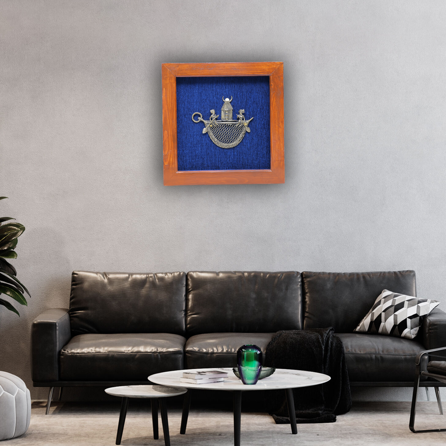 Amaira Naav Jaali in Wooden Frame