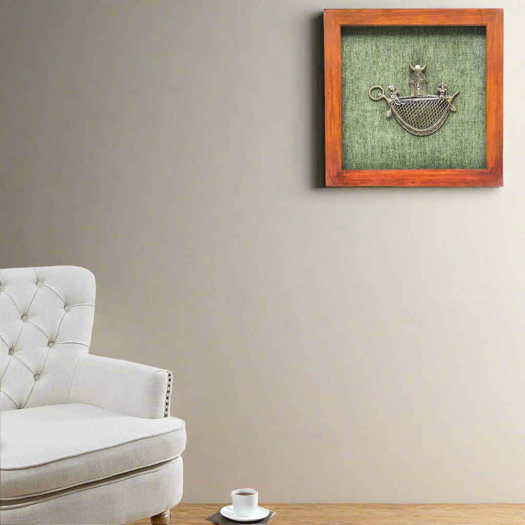 Amaira Naav Jaali in Wooden Frame