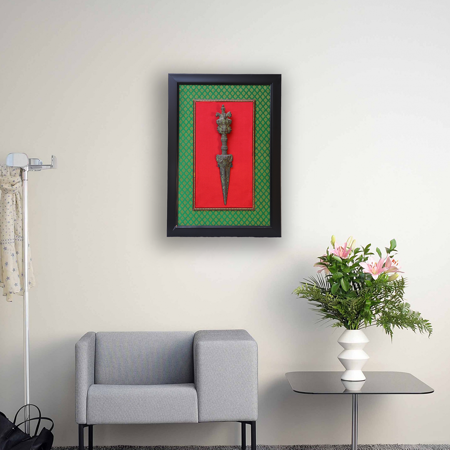 Brass Dagger Wall Art