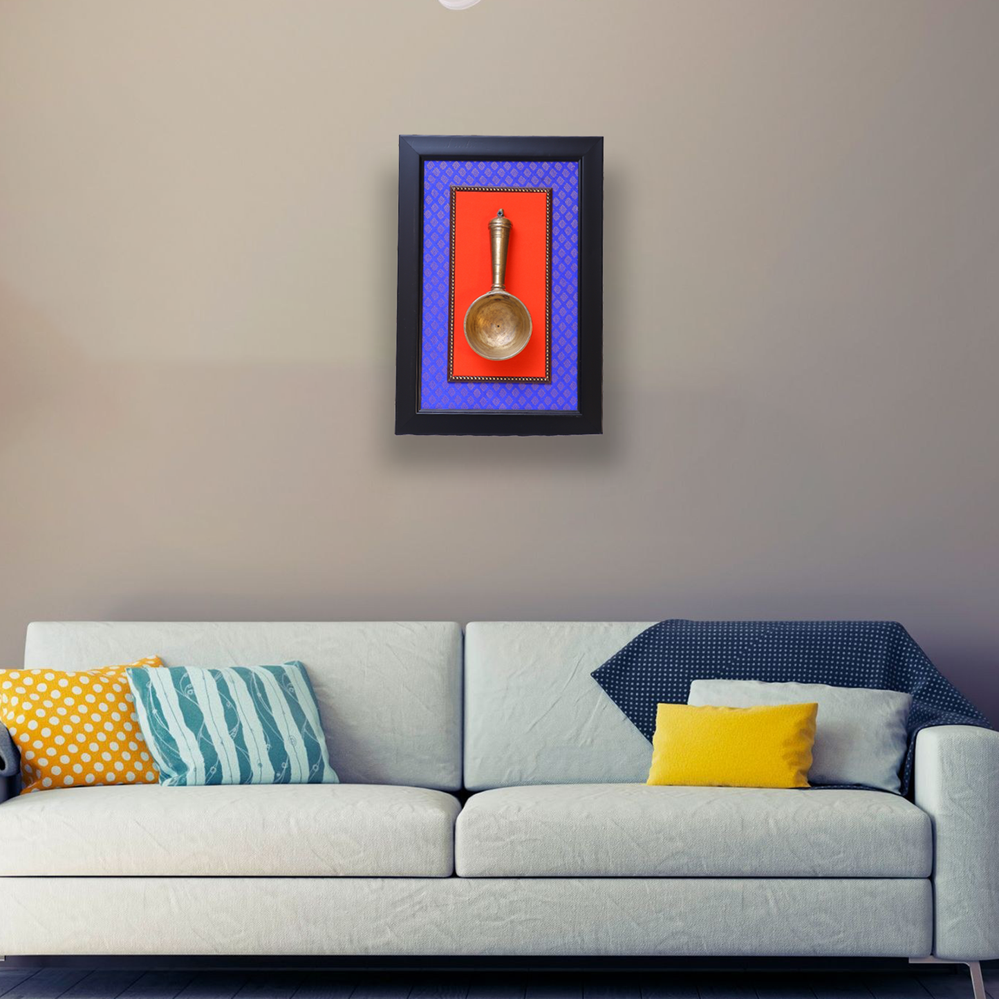 Embrace Tradition with Our Brass Ancient Spoon Wall Art