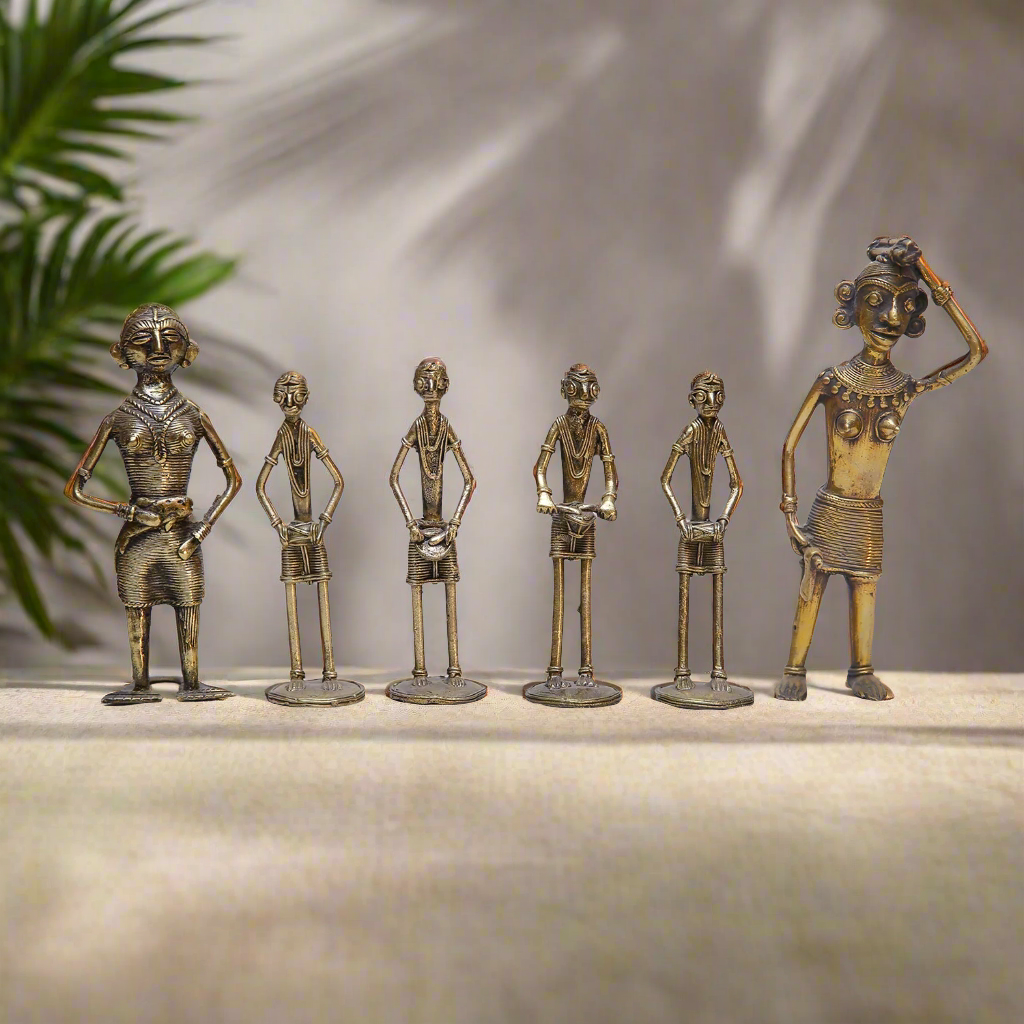 Dhokra Handcrafted Brass Musicians