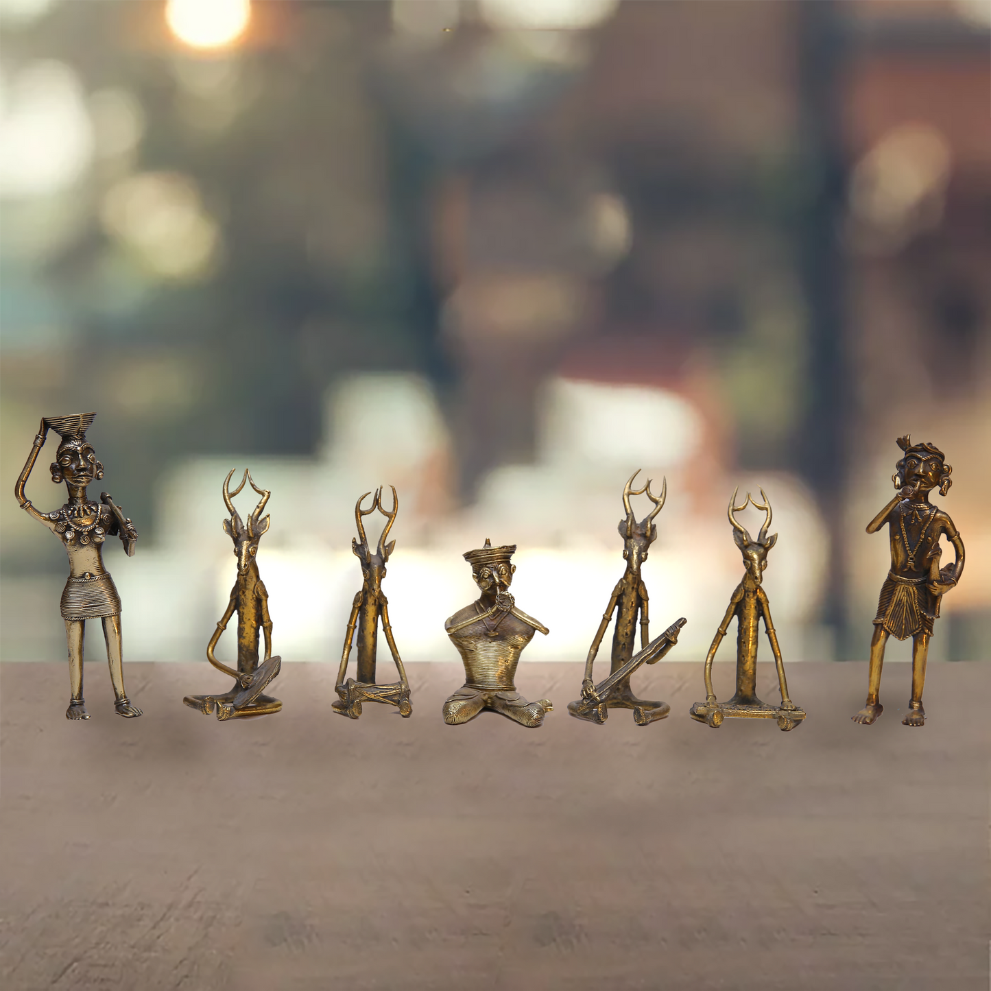 Brass Tribal Musicians