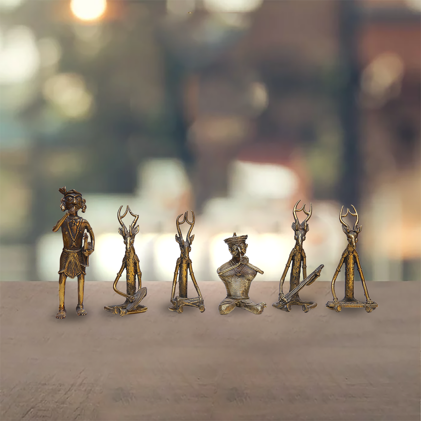 Brass Tribal Musicians