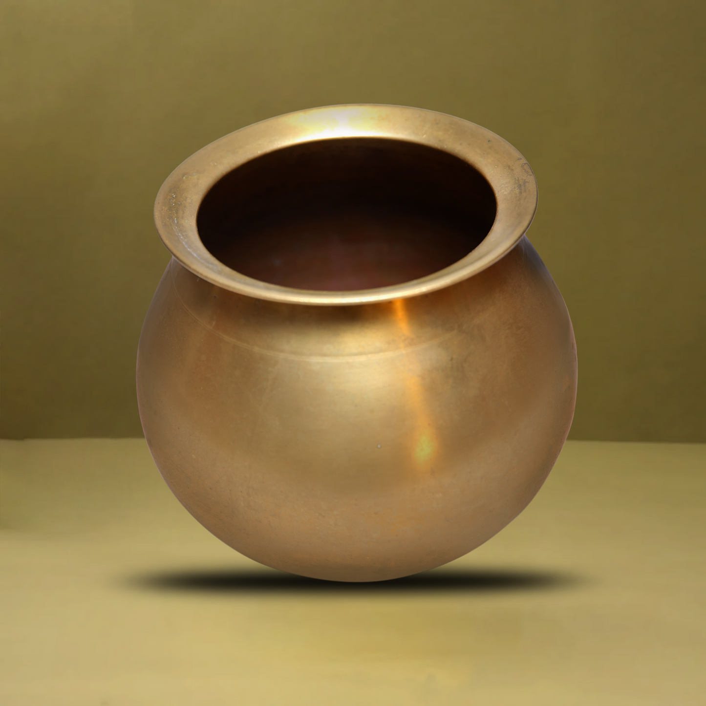 Traditional Brass Cooking Pot and Water Storage