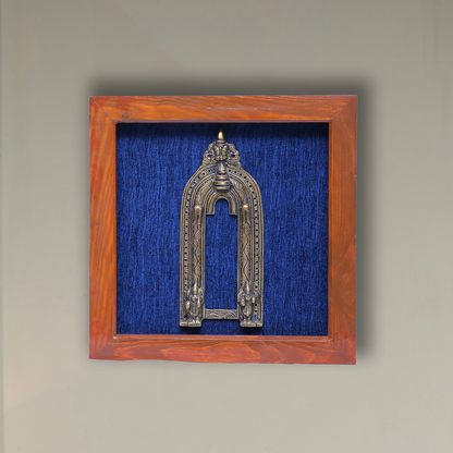 Brass Prabhavali in Wooden Frame