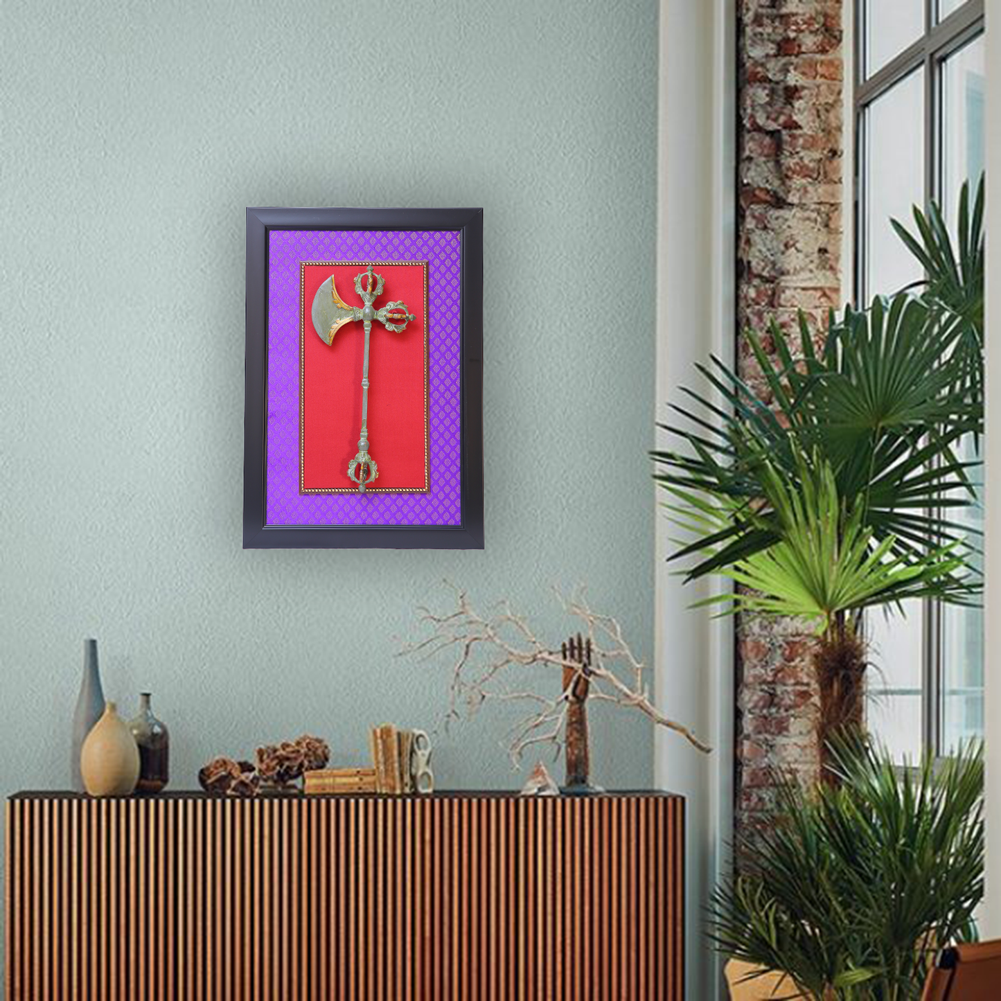 Brass Ritual Axle Wall Art