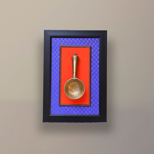 Embrace Tradition with Our Brass Ancient Spoon Wall Art