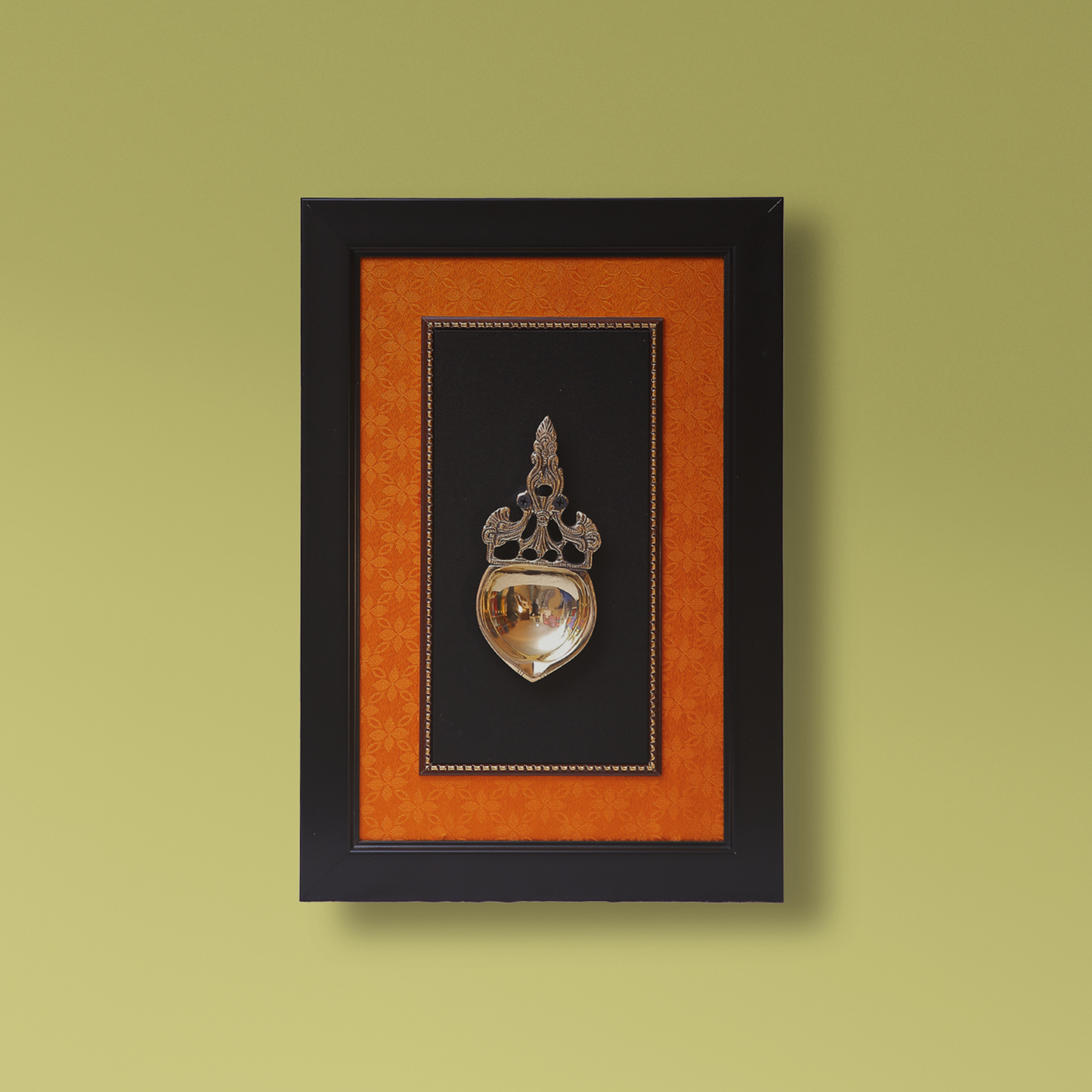 Brass Kapoor Aarti Spoon Wall Art