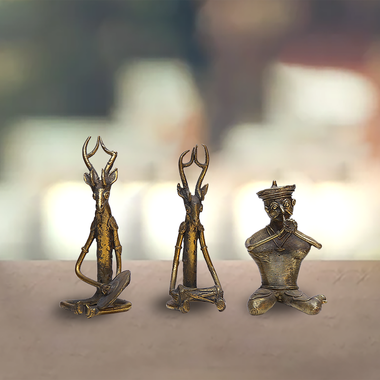 Brass Tribal Musicians