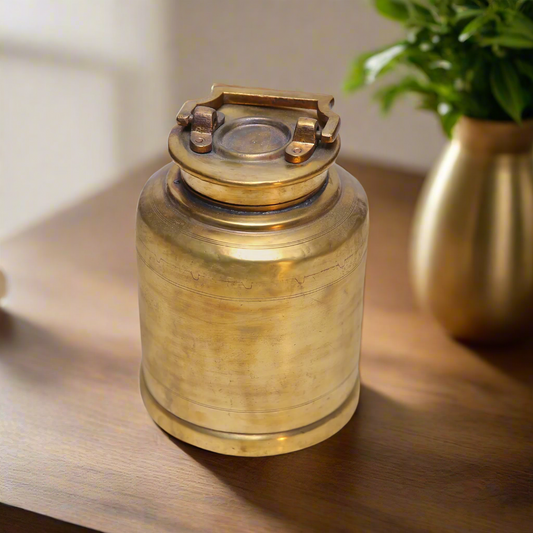 Brass Milk Container With Handle
