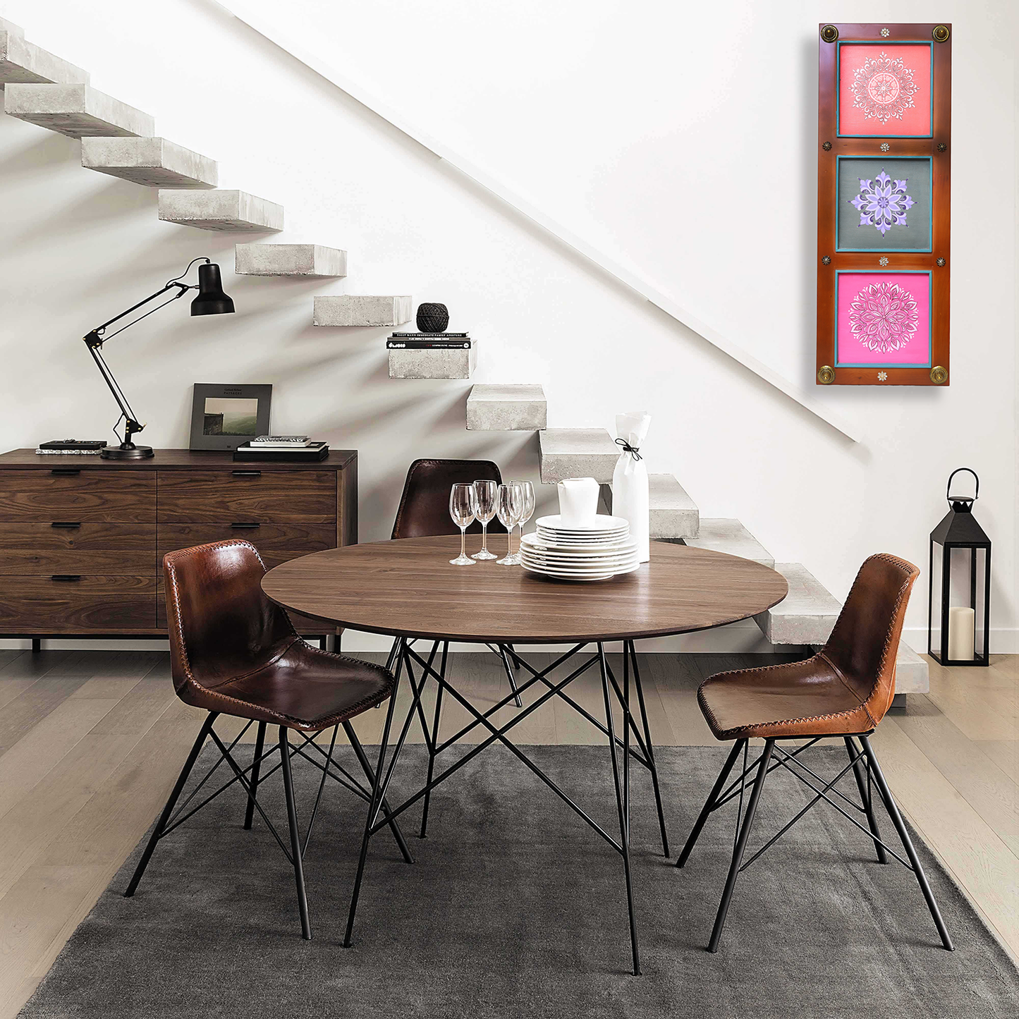 Hand-Painted Artistic Wooden Frames