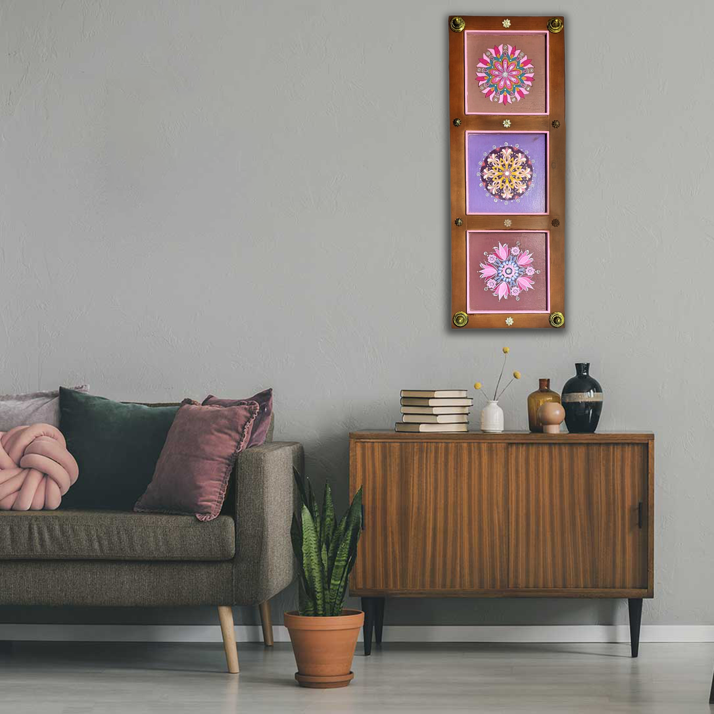 Hand-Painted Artistic Wooden Frames