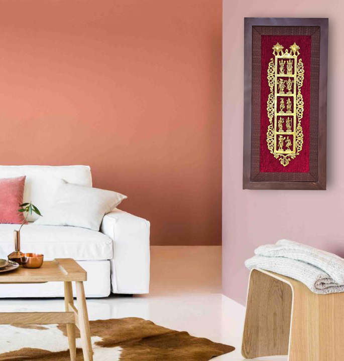 Brass Dashavatara Wall Frame