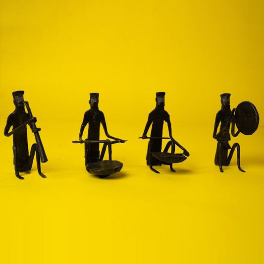 Wrought Iron Tribal Latticed Showpieces for Décor