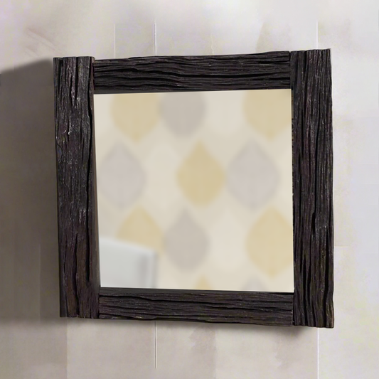 Vintage Wooden Frame Mirror