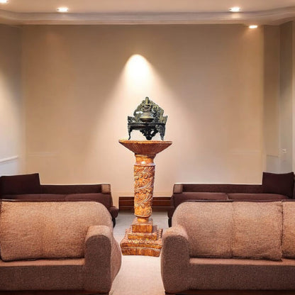 Handcrafted Wooden Decorative Stand